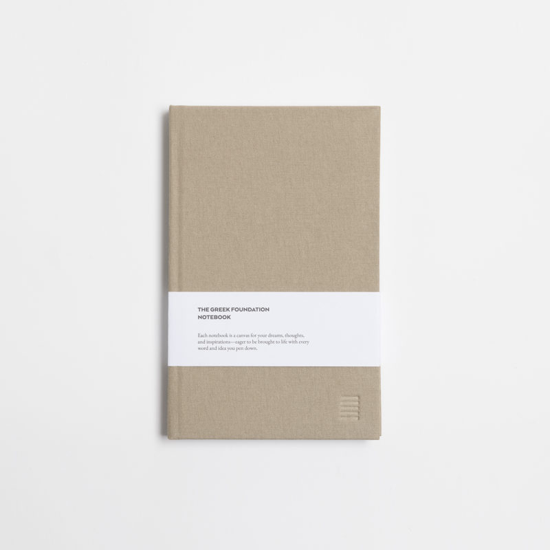 The Greek Foundation Notebook (Beige)