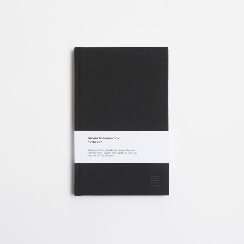 The Greek Foundation Notebook (Black)